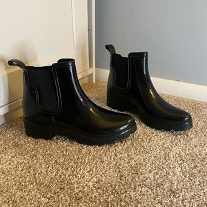 Black Chelsea Rain Boot